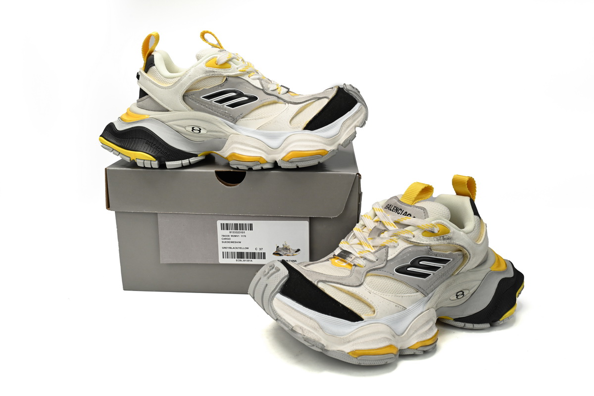 Balenciaga CARGO Sneaker White yellow silver 784339-W2MV1-1170