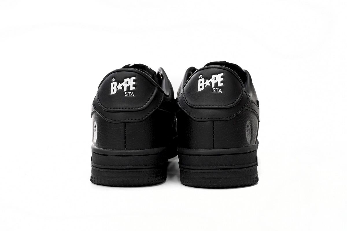 A Bathing Ape Bape Sta Low Black 1J30 -191- 013