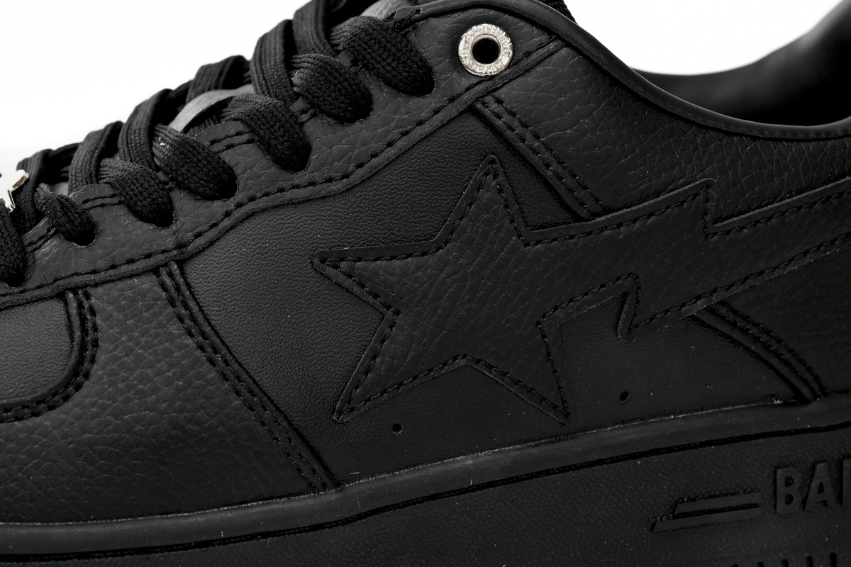 A Bathing Ape Bape Sta Low Black 1J30 -191- 013