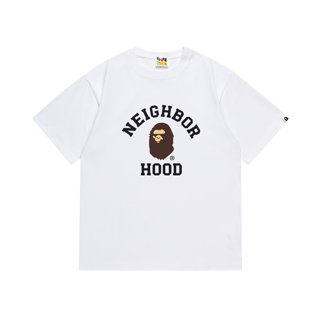 BAPE x Neighborhood T-shirt White/Black