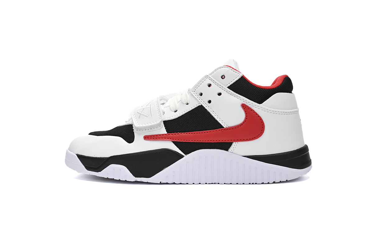 Travis Scott x Jordan Cut The Check Nice Kicks Black White Red  FZ8117-407