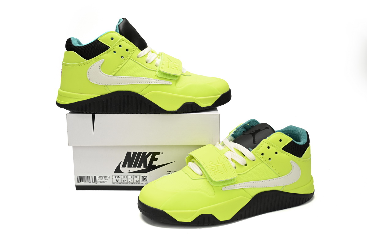 Travis Scott x Jordan Cut The Check Nice Kicks Fluorescent Green FZ8117-309