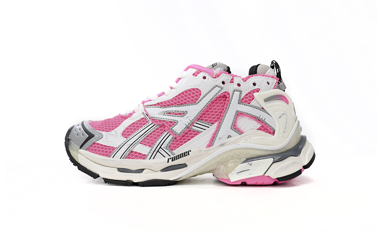 Balenciaga Runner  White Red Powder 677402 W3RBN 9155
