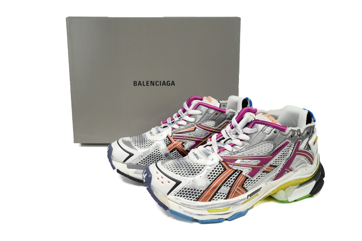 Balenciaga Runner Silver Purple Reps