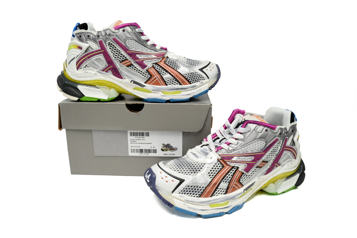 Balenciaga Runner Silver Purple Reps