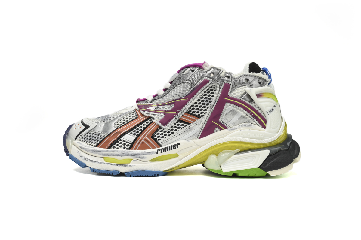 Balenciaga Runner Silver Purple Reps