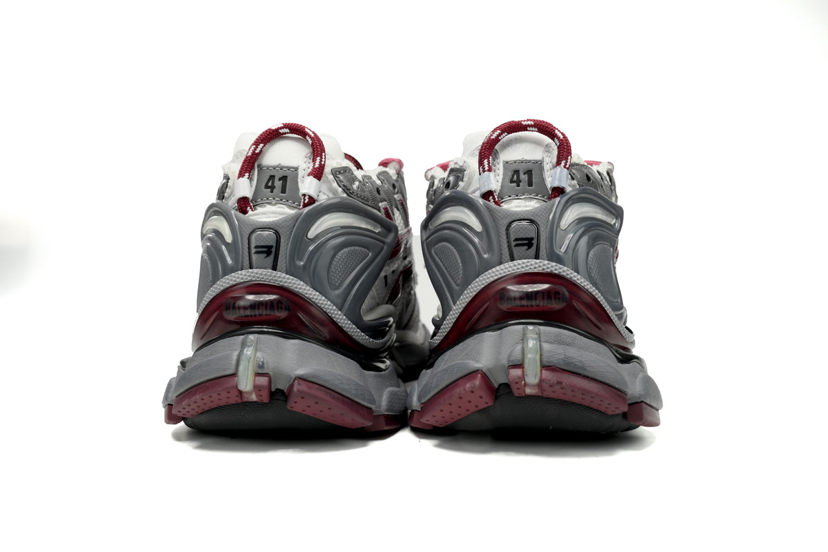 Balenciaga Runner White Wine Red