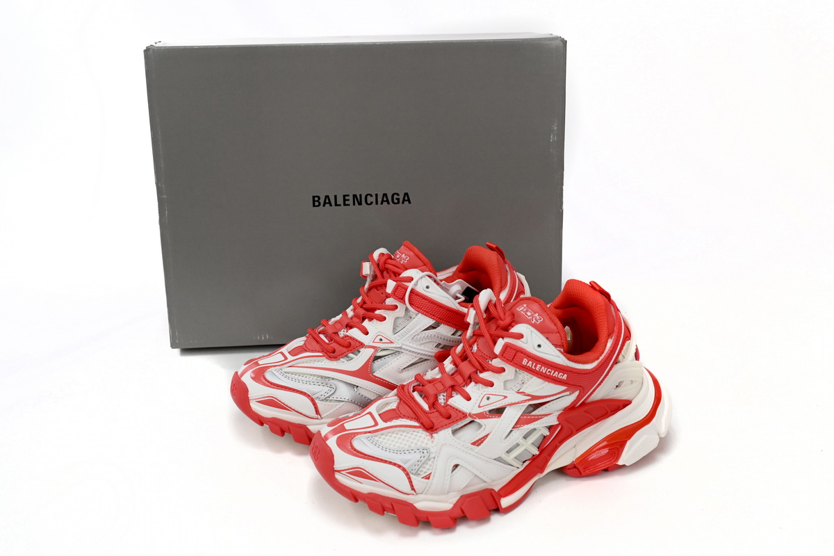 Balenciaga Track 2 Sneaker Military Black White Red 568615 W2GN3 1293