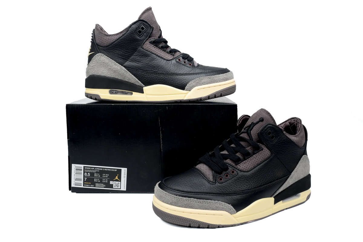 Air Jordan 3 Retro A Ma Maniére Black FZ4811-001