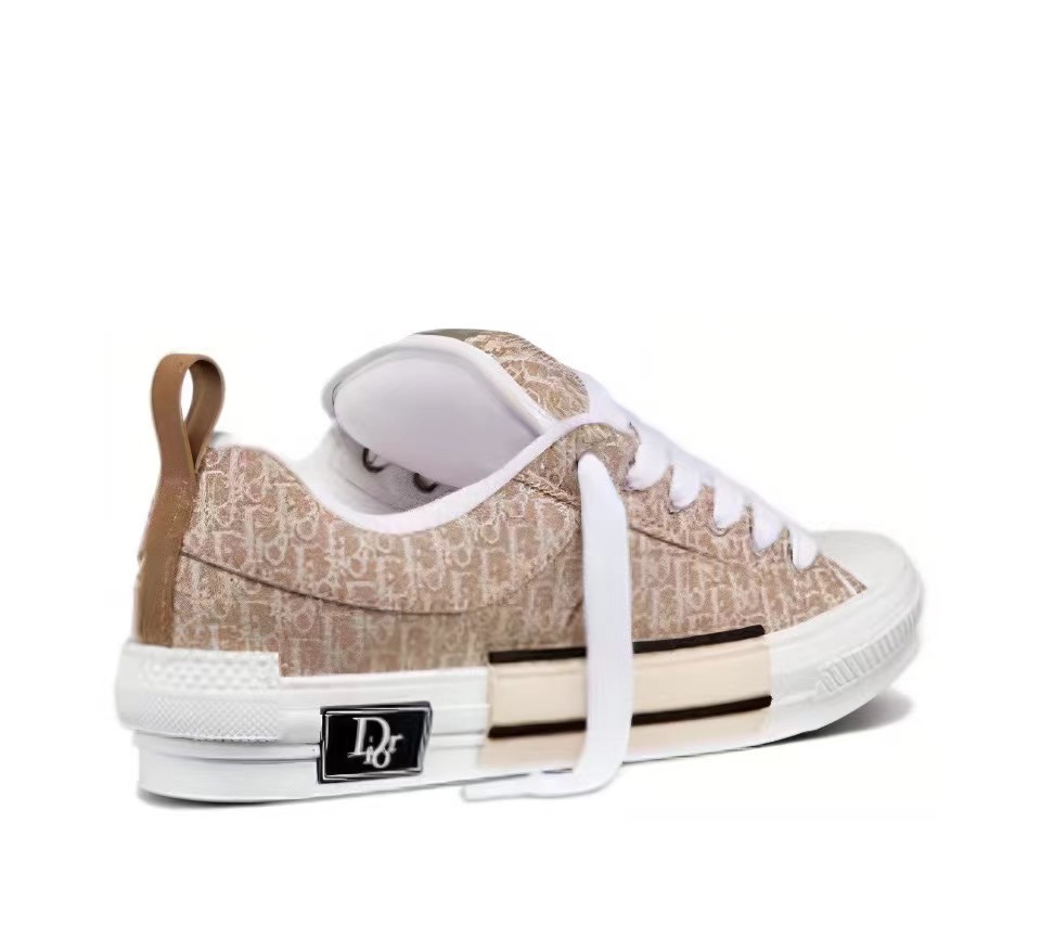 Dior B23 Skater Low Top Beige Dior Oblique Jacquard 3SN292ZUY_H100