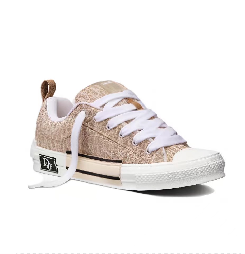Dior B23 Skater Low Top Beige Dior Oblique Jacquard 3SN292ZUY_H100