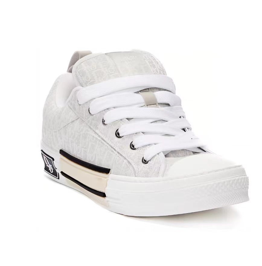 Dior B23 Skater Low Top Cream Dior Oblique Jacquard 3SN292ZUY_H800