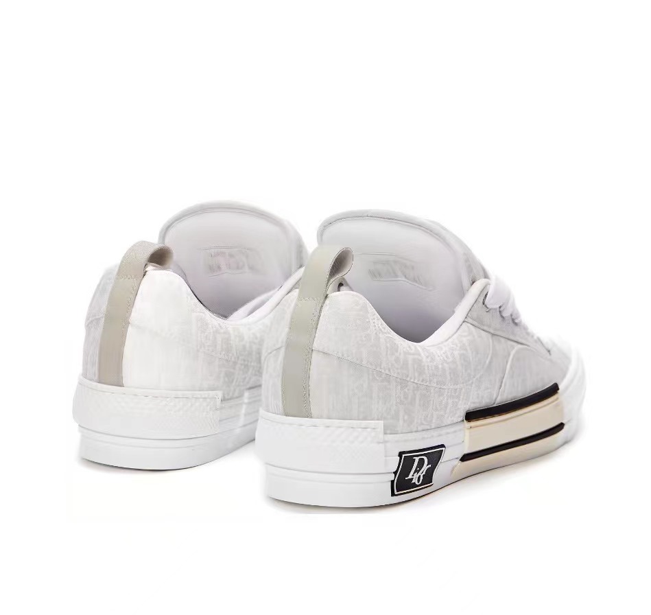 Dior B23 Skater Low Top Cream Dior Oblique Jacquard 3SN292ZUY_H800