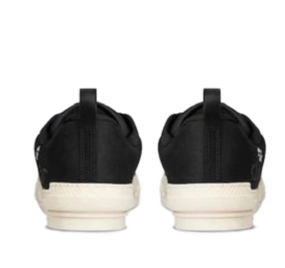 Dior B23 Skater Low Top ERL Black Cotton Canvas 3SN292ZWC_H968