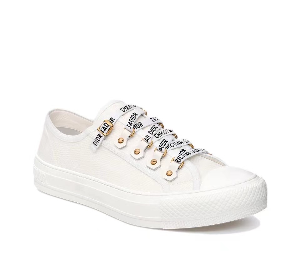 Dior Walk'N'Dior Low Top White Canvas KCK177CVA_S06W