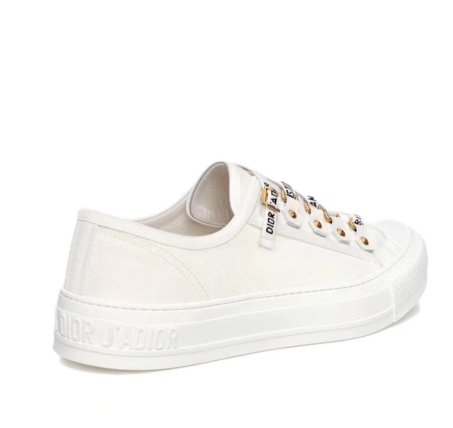 Dior Walk'N'Dior Low Top White Canvas KCK177CVA_S06W