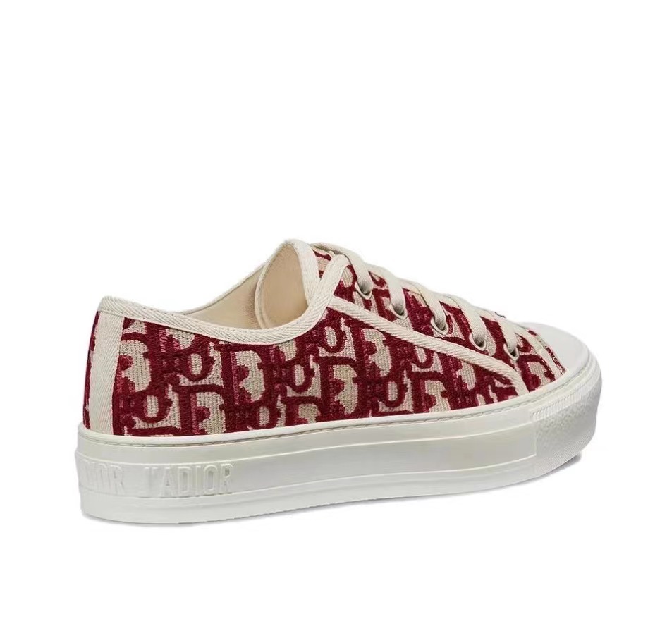 Dior Walk'N'Dior Oblique Red Canvas KCK211OBE_S16V