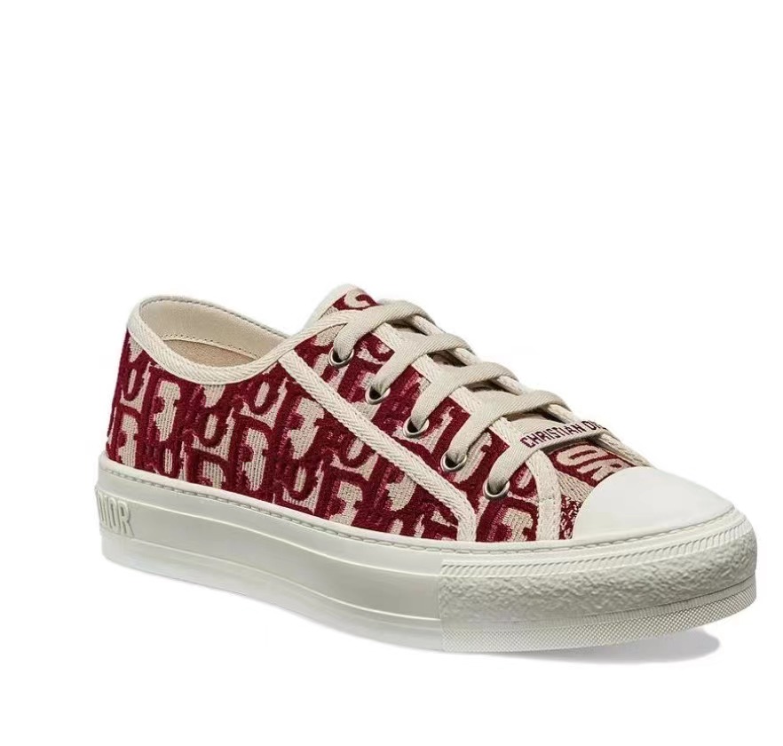 Dior Walk'N'Dior Oblique Red Canvas KCK211OBE_S16V