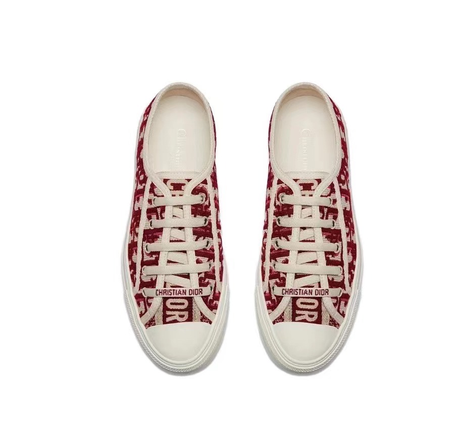 Dior Walk'N'Dior Oblique Red Canvas KCK211OBE_S16V