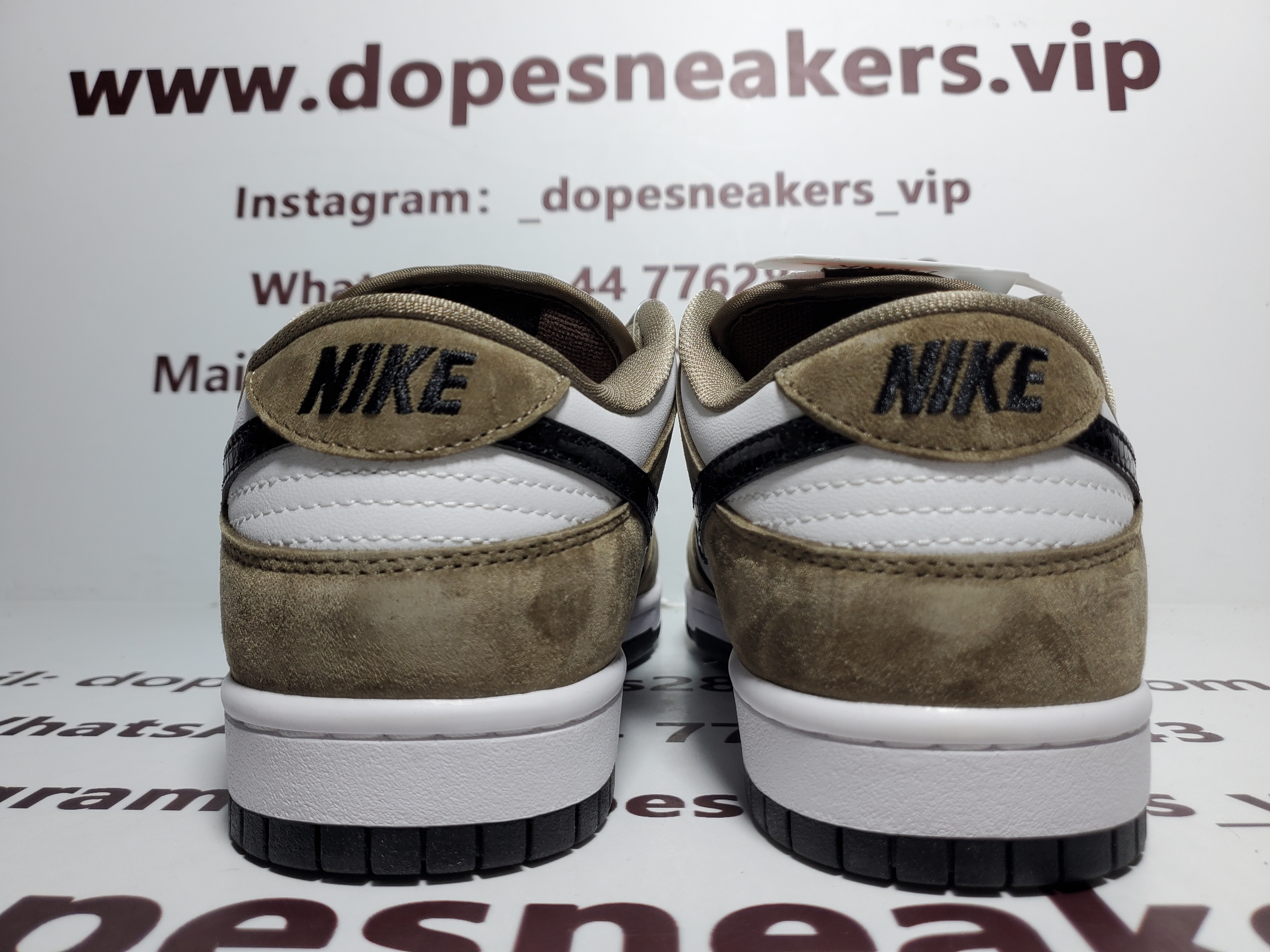 Nike SB Dunk Low Trail White Brown 304292-102