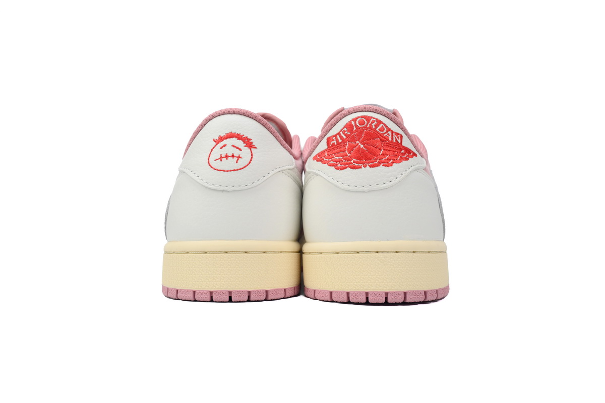 Travis Scott x Air Jordan 1 Low OG Shy Pink DM7866-600