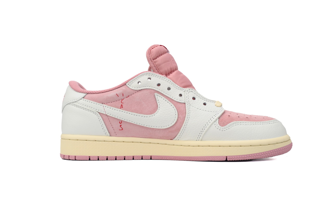 Travis Scott x Air Jordan 1 Low OG Shy Pink DM7866-600