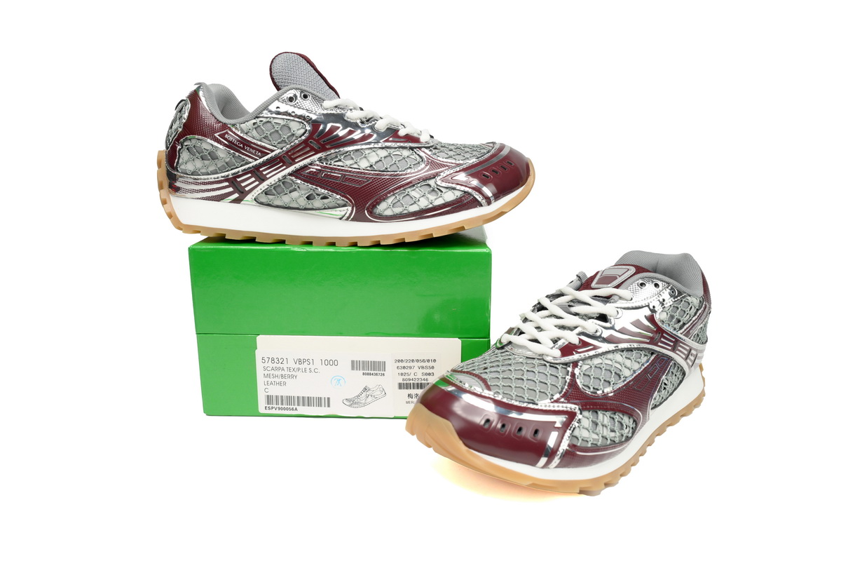 Bottega Veneta Orbit Wine Red Reps