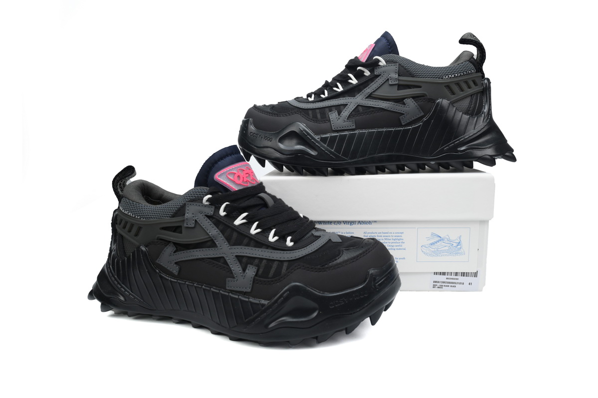 OFF-WHITE Out Of Black Glossy Surface OMIA139S 2080004 531010
