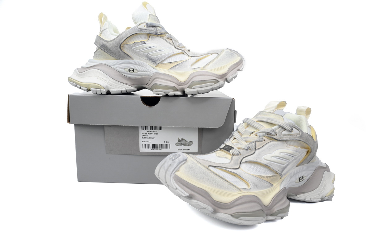 Balenciaga CARGO Sneaker Grey White 784339-W2MV9-9191