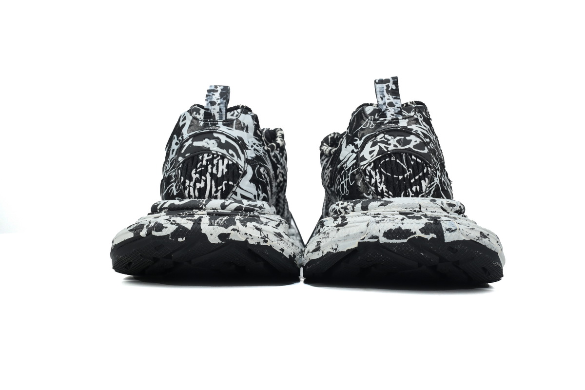 Balenciaga 3XL Luminous Black Graffiti 734731 W3XDC 0236