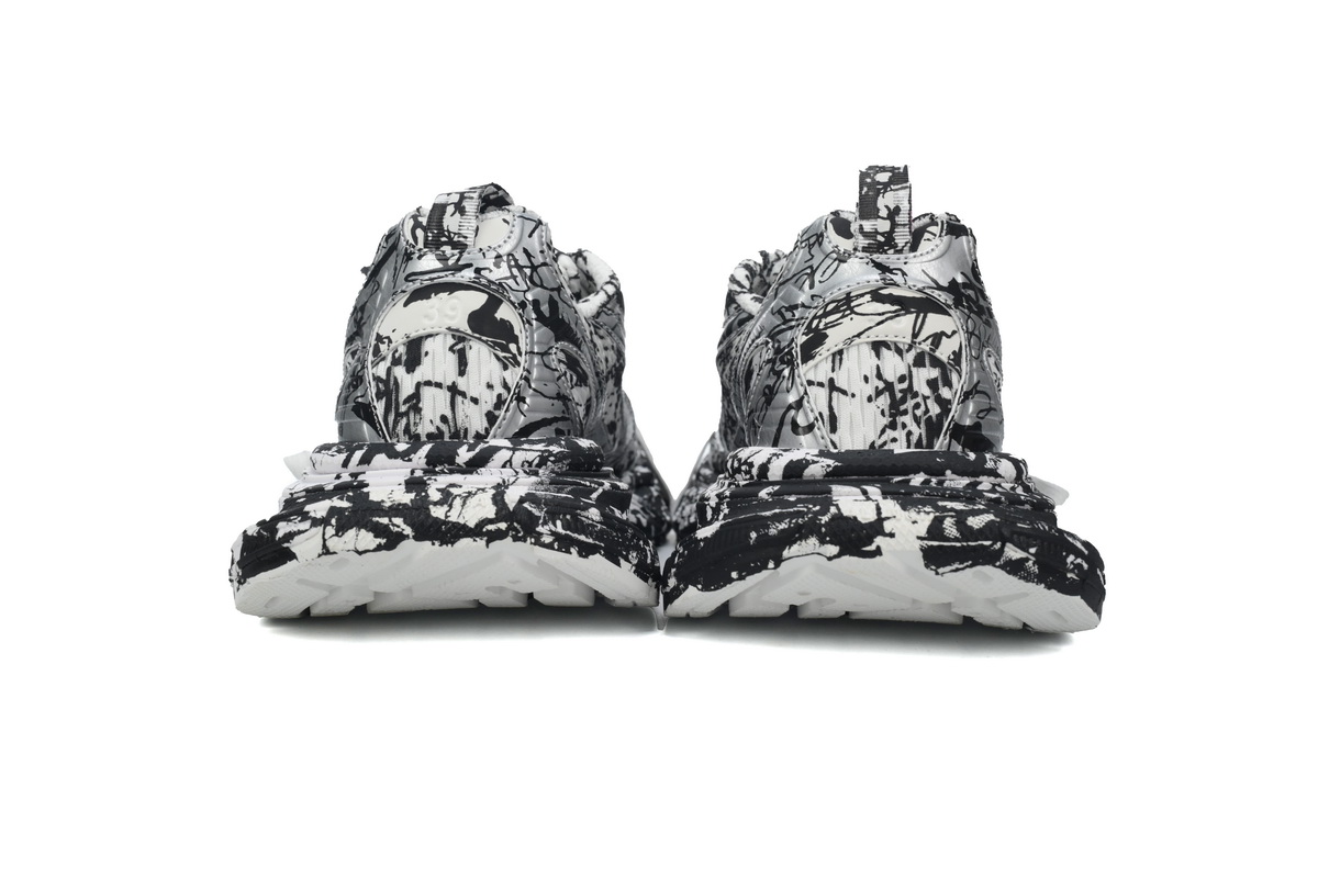 Balenciaga 3XL Luminous White Graffiti 734731 W3XDC 0135