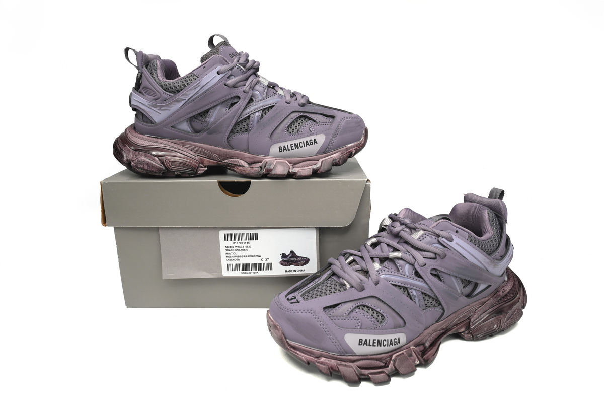 Balenciaga Track Black Gray Purple 542436 W1AC5 0620