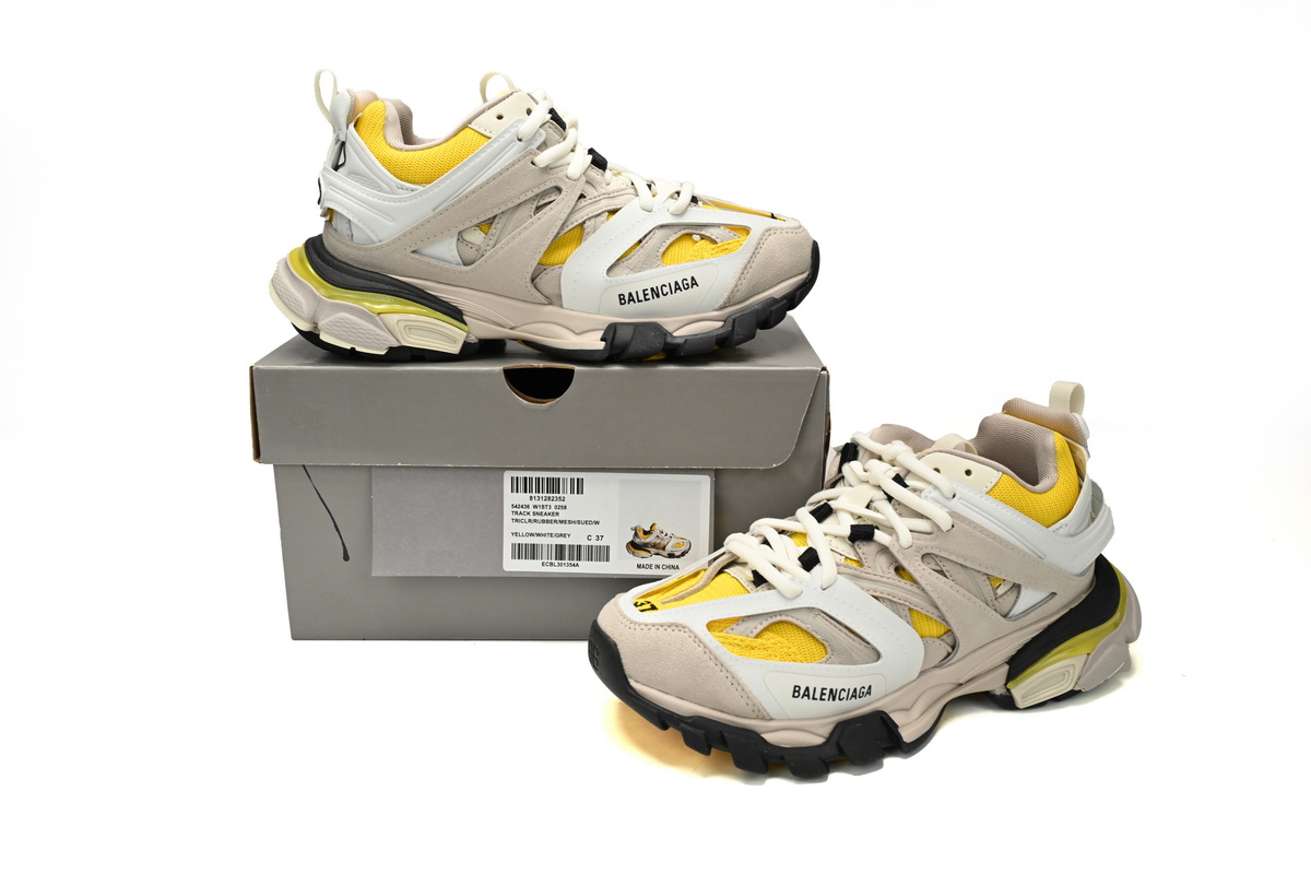 Balenciaga Track Black Rice Grey White Yellow 542436 W1ST3 0258