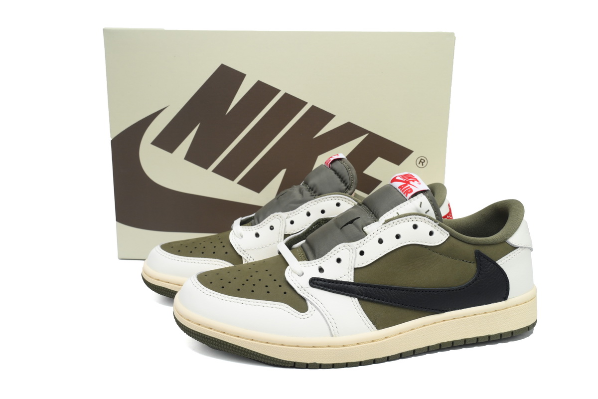 Travis Scott x Air Jordan 1 Low OG SP 'Medium Olive' DM7866-200