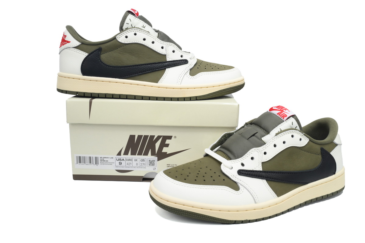 Travis Scott x Air Jordan 1 Low OG SP 'Medium Olive' DM7866-200