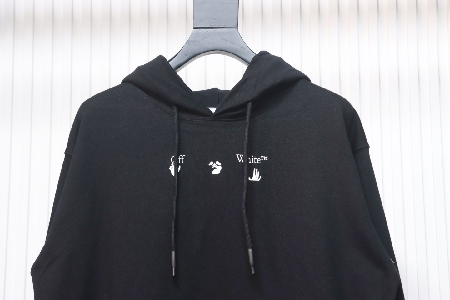 Off-white Red and Gray Melted Arrow Hoodie