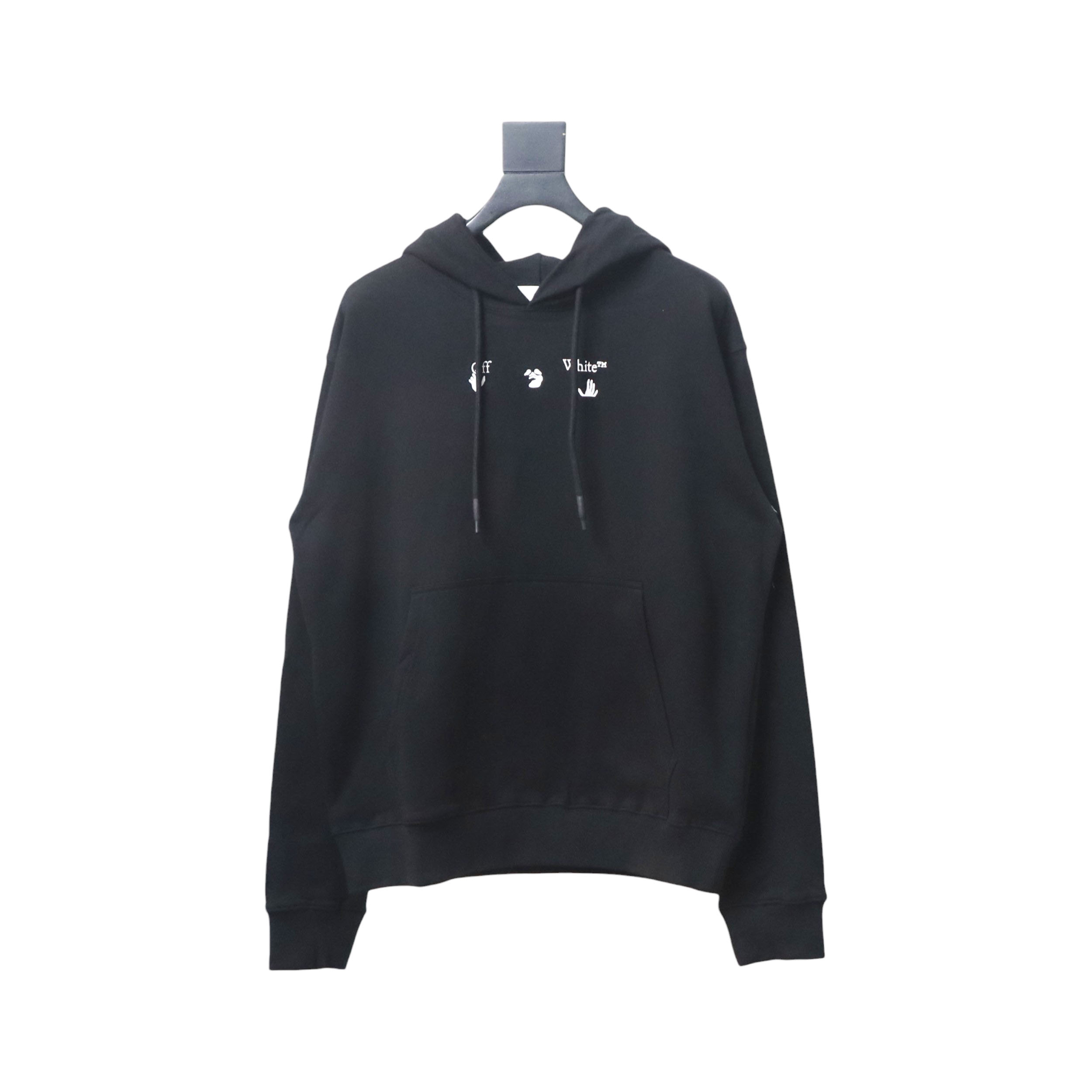 Off-white Red and Gray Melted Arrow Hoodie