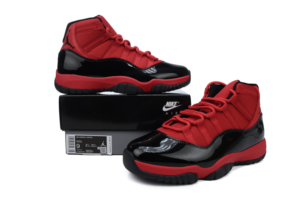 Air Jordan 11 Retro "Black Red” CT8012-600