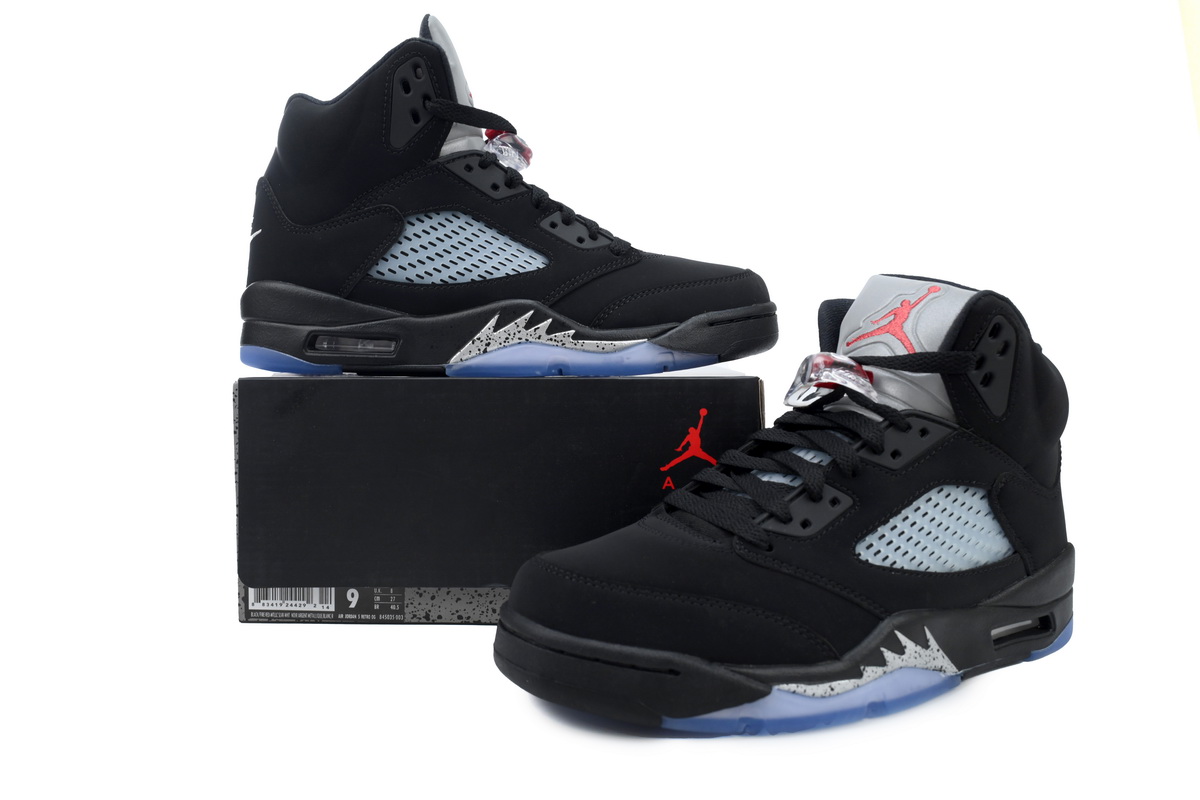 Air Jordan 5 Retro Black Metallic 845035-003