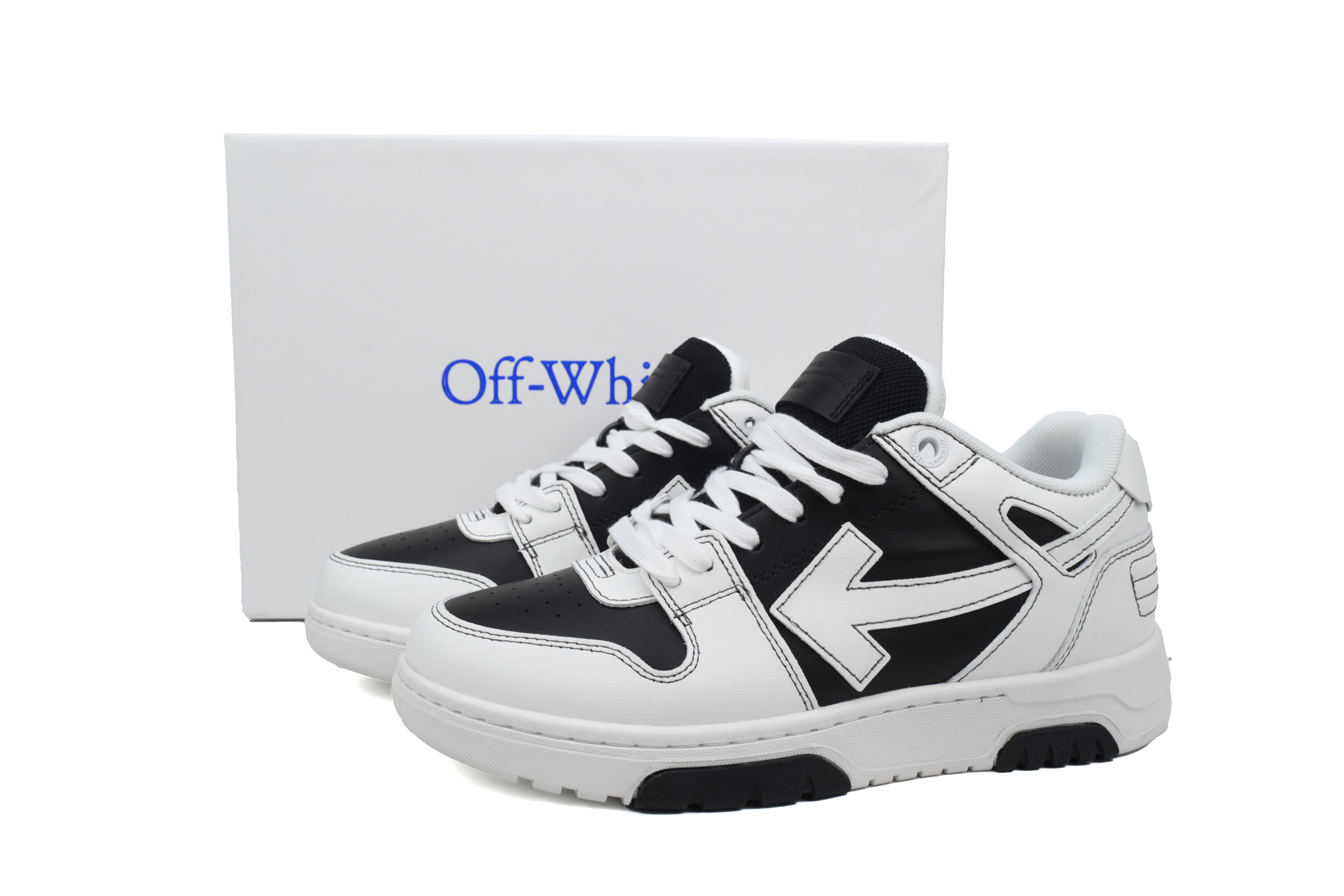 OFF-WHITE Out Of Office White White Gray Black OMIA189S 24LEA004 1001
