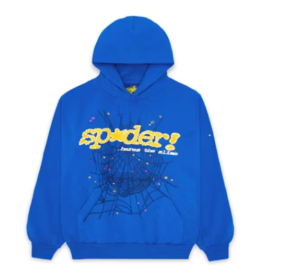 Sp5der TC Hoodie Blue