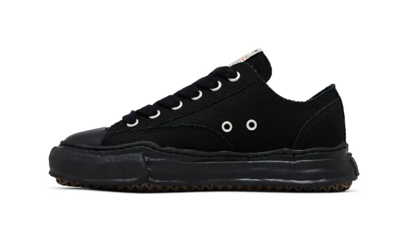 Mihara Yasuhiro Peterson OG Sole Canvas Low Black  NO.803 A01FW702-BLKBLK