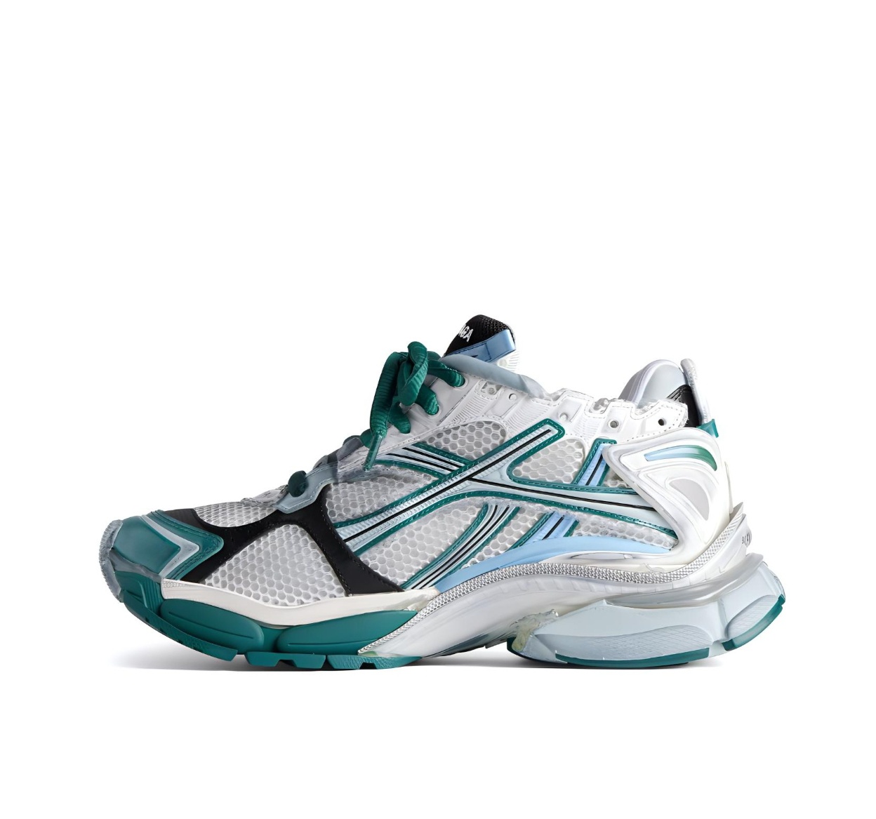 Balenciaga Runner WMNS White Green  772767W3RMU9034