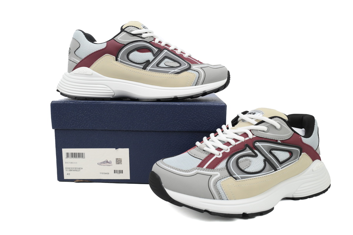 Dior 'B30' Sneakers Grey Apricot  3SN279ZMA-16141
