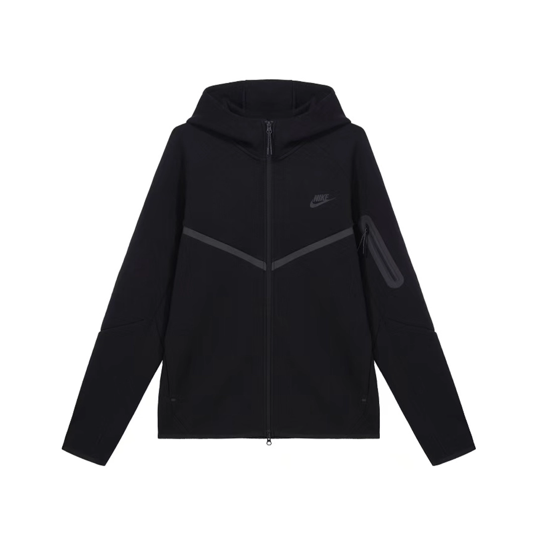 Nike Sportswear Tech Fleece Full-Zip Hoodie & Joggers Set Black