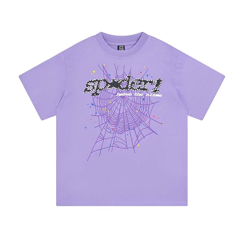 Sp5der T-Shirt 69625 Purple