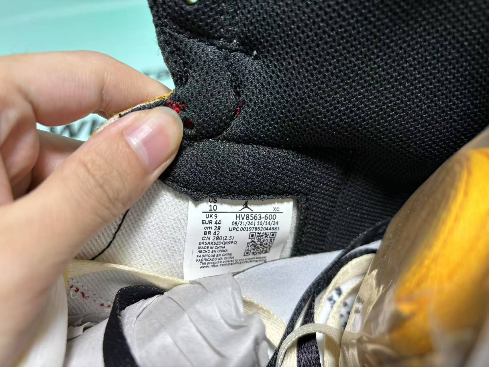 Union LA x Air Jordan 1 Retro High OG SP 'Chicago Shadow'  HV8563-600