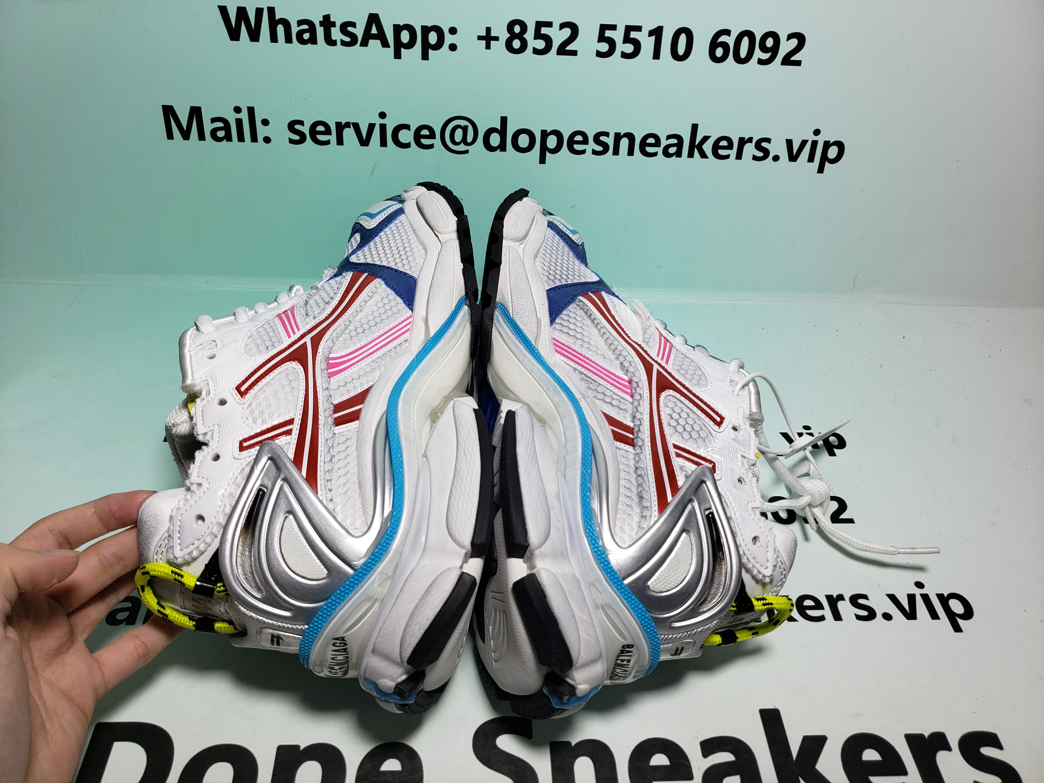 Balenciaga Runner Multicolor Mesh and Nylon 772774W3RBW9645
