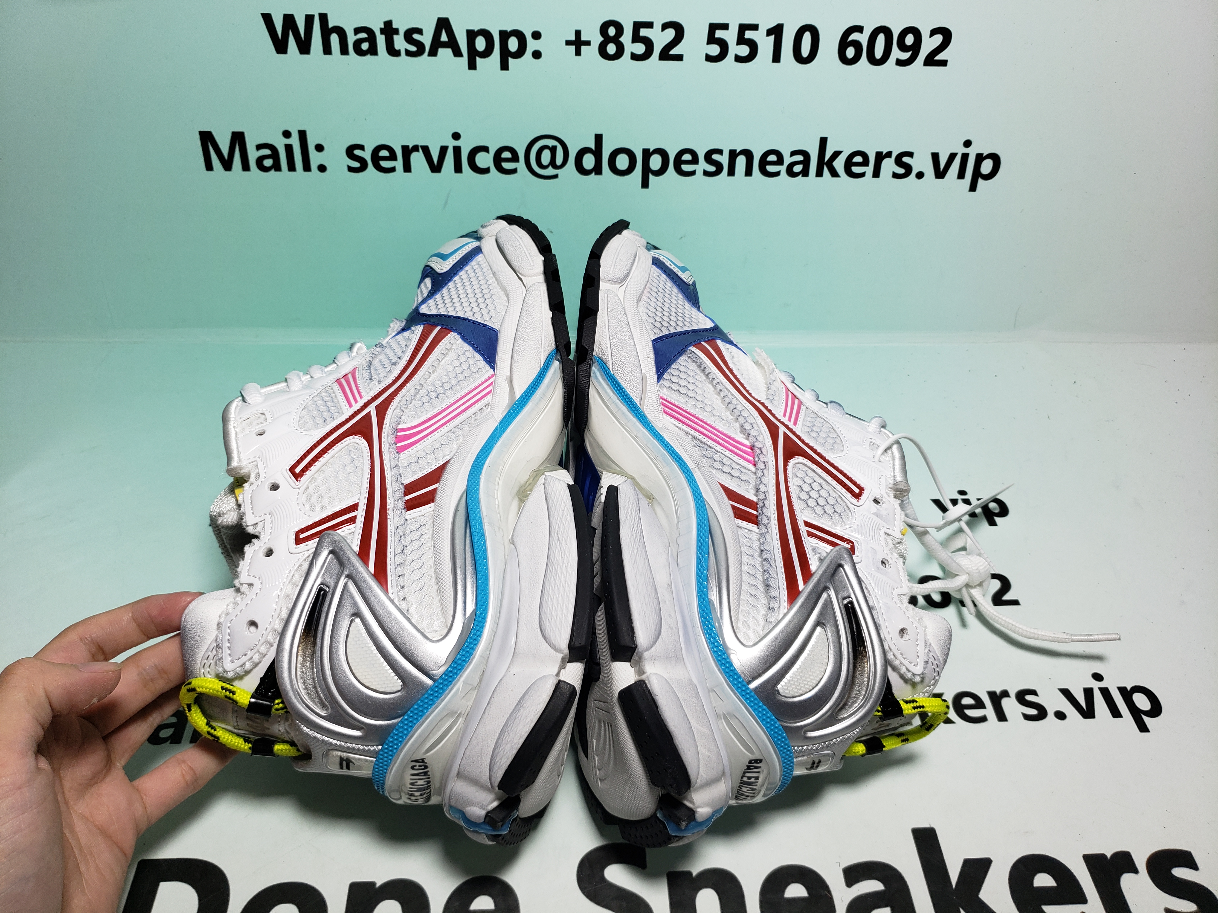 Balenciaga Runner Multicolor Mesh and Nylon 772774W3RBW9645