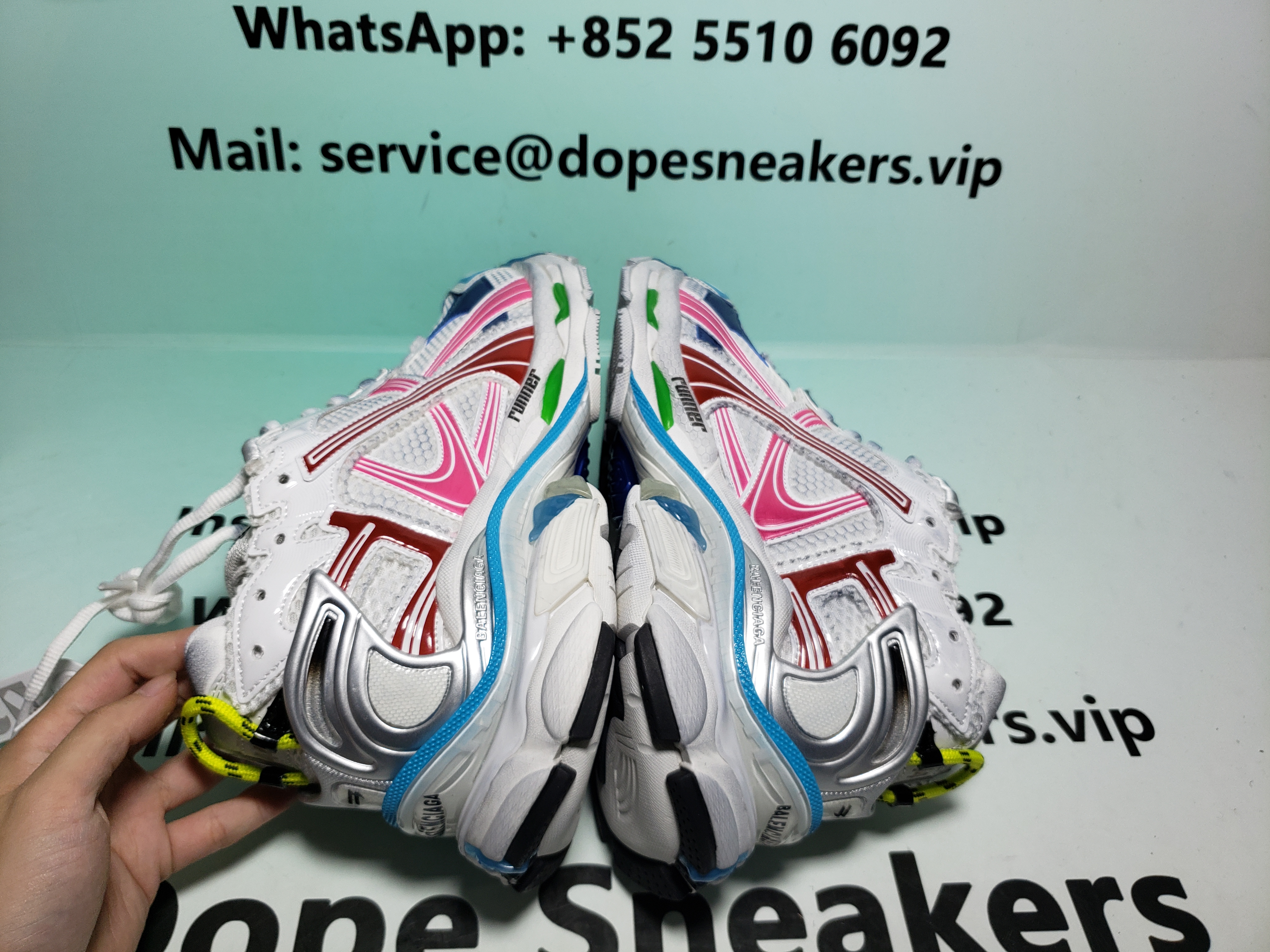 Balenciaga Runner Multicolor Mesh and Nylon 772774W3RBW9645